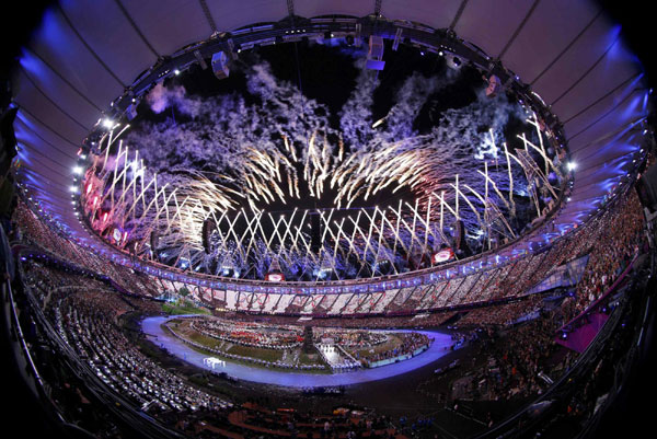 Kaleidoscopic pageant sets London Games rolling