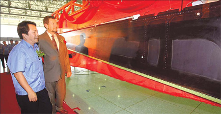 Airbus Harbin JV plant delivers 1st work package