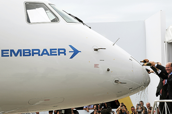 Brazil's Embraer seals airplane deals with Chinese companies