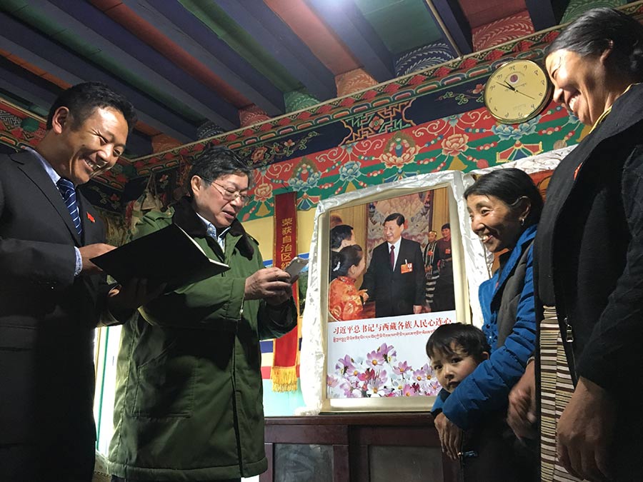 Xi praises Tibet sisters for strengthening border