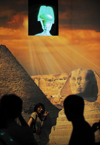 The footprints of cities on display at Expo