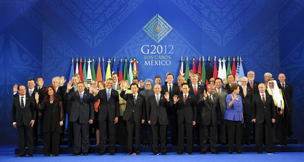 President Hu attends G20 summit in Los Cabos