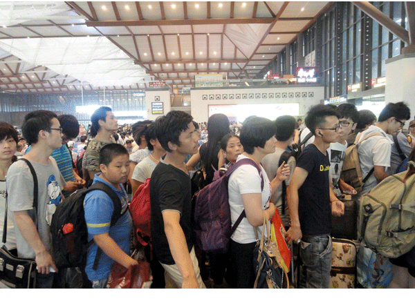 China's railways carried more than 200m in July