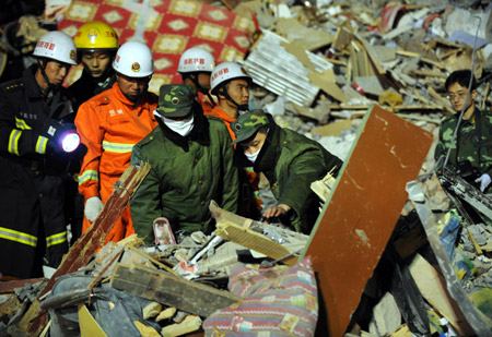 Five killed in NW China landslide
