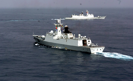 China's 3rd flotilla sails into Gulf of Aden