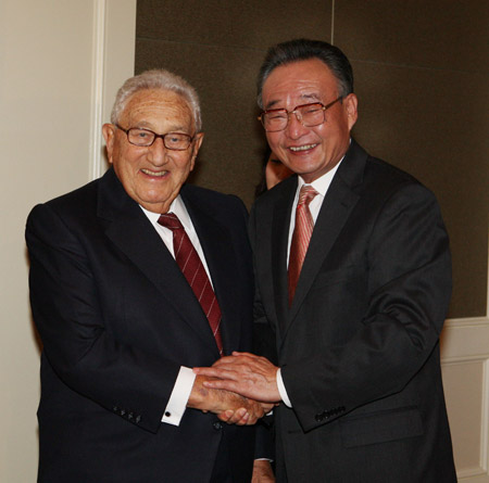 Top Legislator Wu meets with US officials