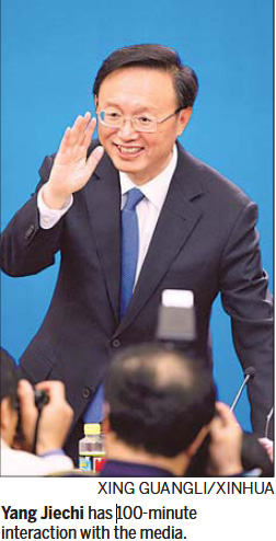 Yang sketches out country's global vision