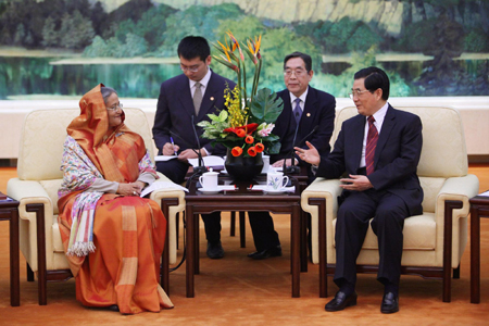 Bangladesh Prime Minister in five-day visit to China