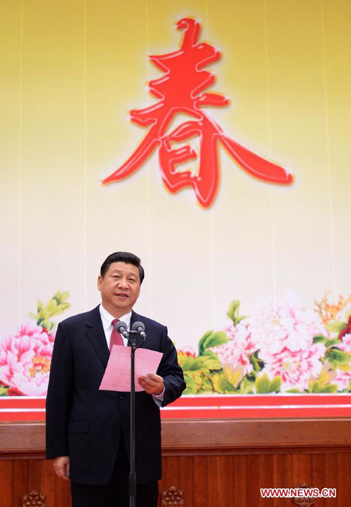 Chinese leaders send greetings for Lunar New Year