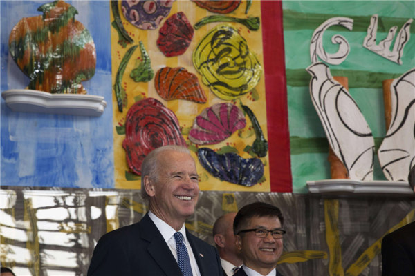 US VP Biden arrives in Beijing for visit