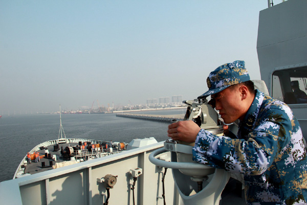 PLA Navy group begins long-distance exercise