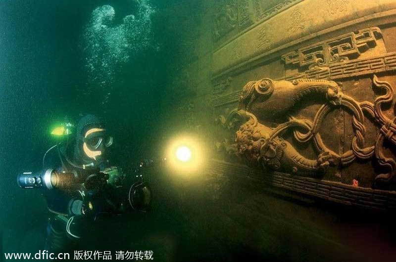 Underwater city preserved in E China