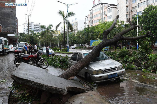 At least 7 dead as Typhoon Kalmaegi causes havoc in China
