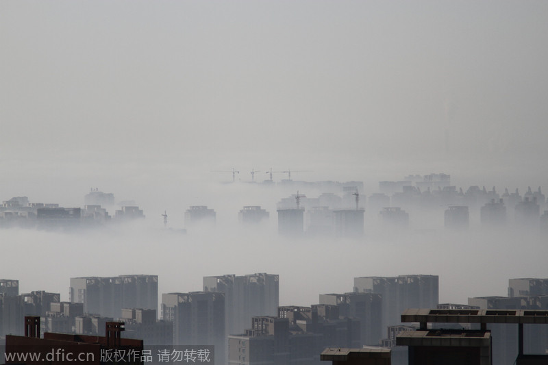 Heavy smog hits NE China
