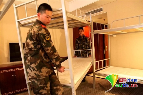 Armed police prepare for the upcoming 'two sessions'