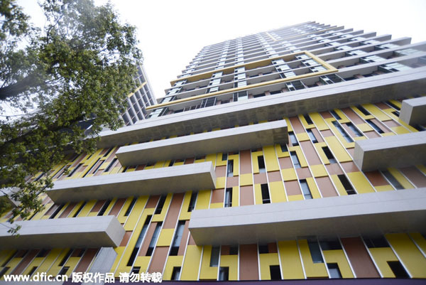 Tetris building appears in Hunan