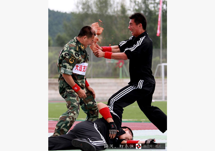 Soldiers undergo training