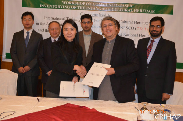 基于社區(qū)的非物質文化遺產清單制定培訓班在巴基斯坦舉行