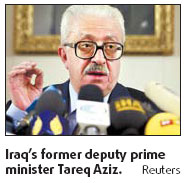 Tariq Aziz gets 15 years in prison