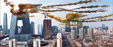 Beijing artist's Phoenix gives Expo a rise