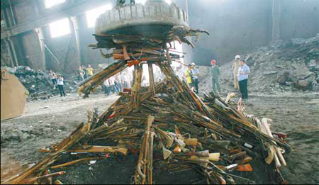 Crackdown on illegal weapons slashes crime