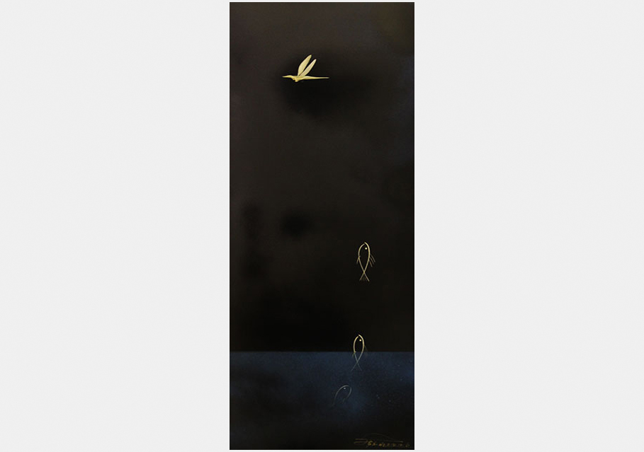 Stunning artworks of fish bone artist