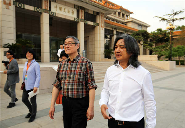 Rocks and eagles soar from innovative brush strokes