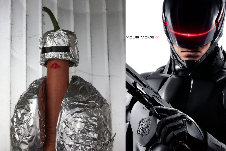 Hot dogs turn into artwork