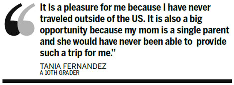 Students score trip of a lifetime