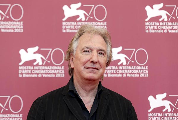 British actor Alan Rickman, star of <EM>Harry Potter</EM> films, dies at 69