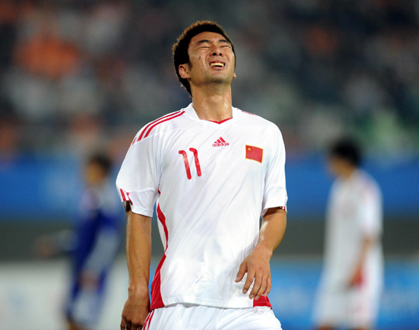 亞運會中國國奧首戰0:3完敗日本