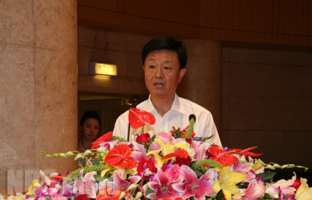 張為民出席紀念“7·11”世界人口日暨人口計生陽光統計行動啟動儀式并致辭(圖)