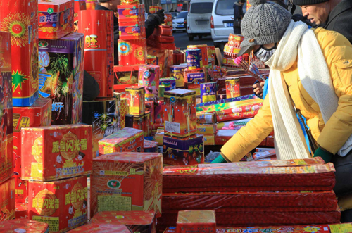 吉林永吉災區年貨市場紅火