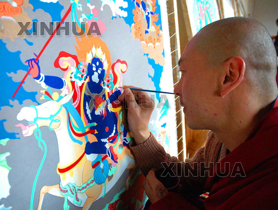 班禪畫師尼瑪澤仁:用唐卡藝術(shù)展現(xiàn)西藏今昔