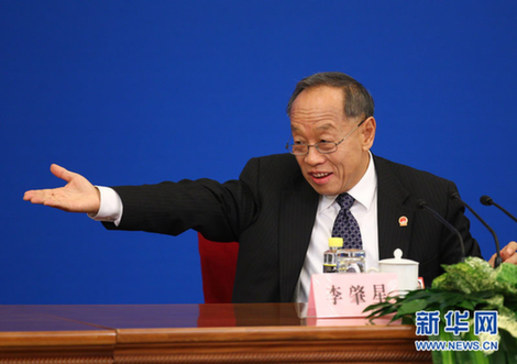 李肇星：中國各方面總體上已實現(xiàn)有法可依