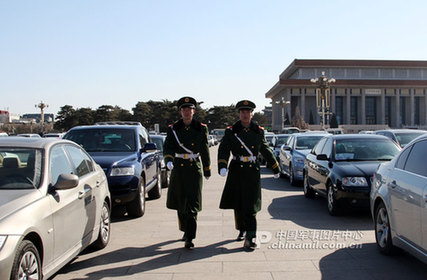 聚焦武警北京總隊兩會執(zhí)勤哨兵