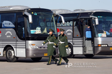 聚焦武警北京總隊兩會執勤哨兵