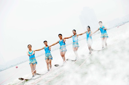 別開生面的水上絕活