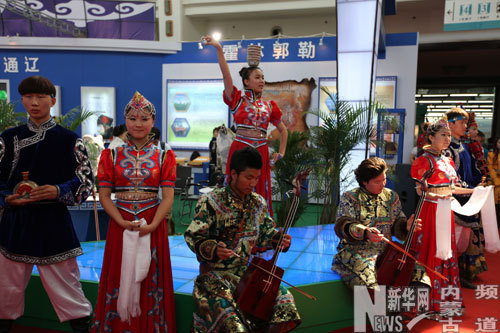 內蒙古霍林郭勒市參展第四屆東北文博會受矚目