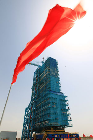 神舟九號靜待發射