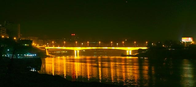 內江城市建設新景(沱江沿岸景觀)