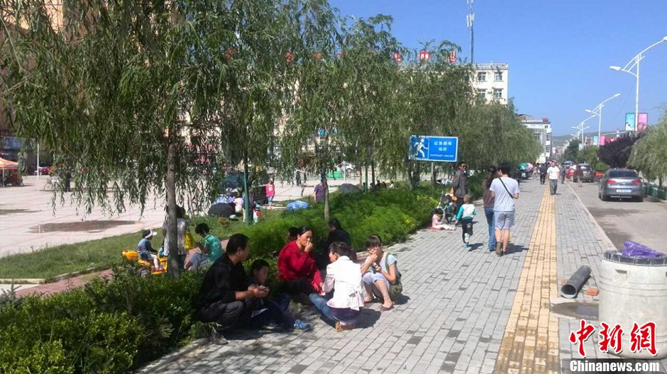 直擊甘肅岷縣梅川地震現(xiàn)場