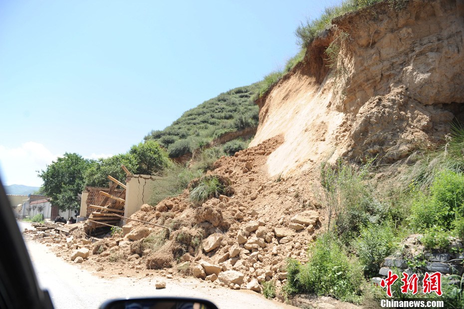 直擊甘肅岷縣梅川地震現場