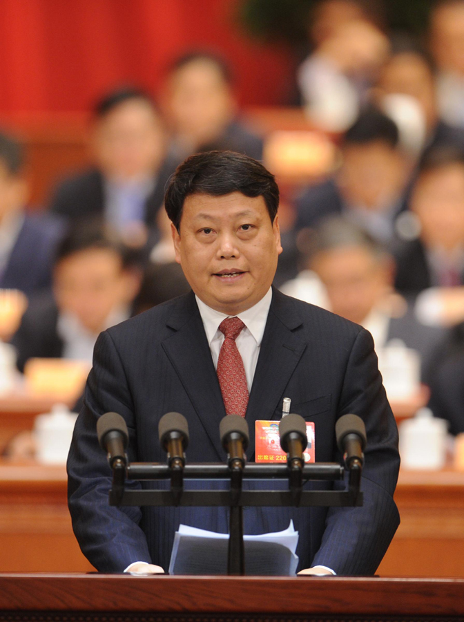 唐一軍委員作大會發言