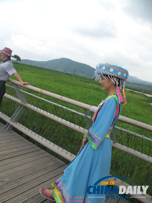 走進騰沖北海濕地 體驗“人在畫中游”的美景