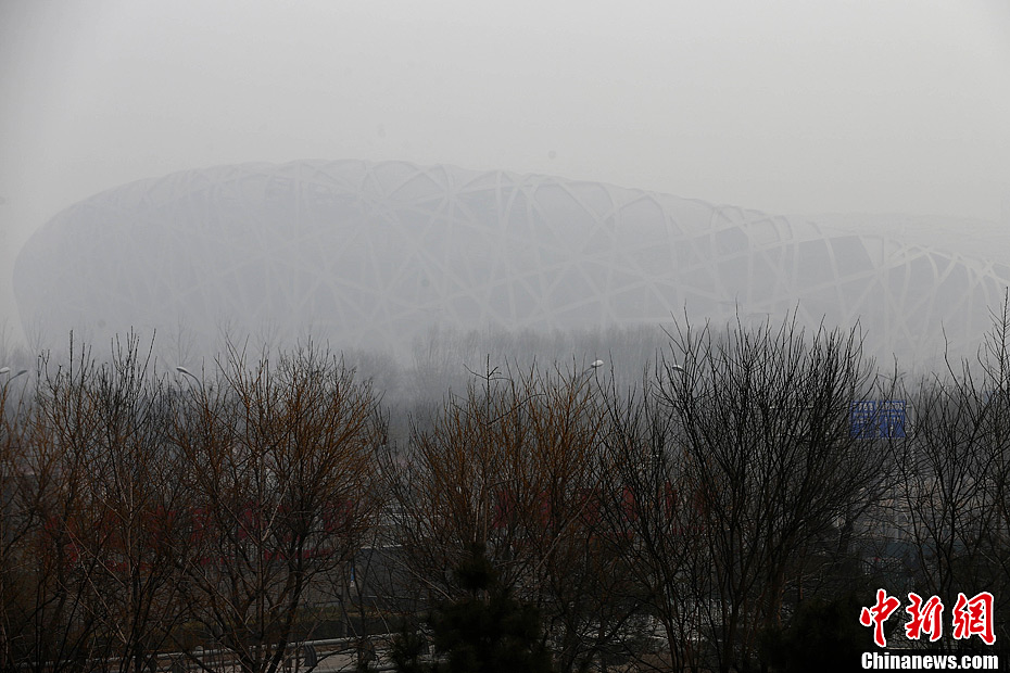 北京遭遇本月第4次霧霾天 空氣質量嚴重污染