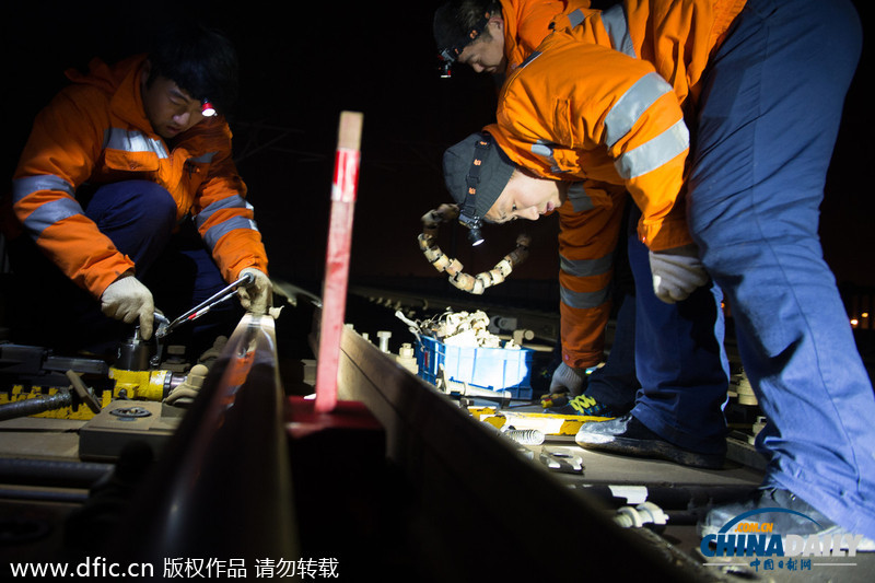 2014春運特寫：高鐵衛士