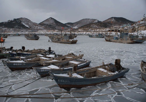 渤黃海出現(xiàn)30年來最嚴(yán)重冰情