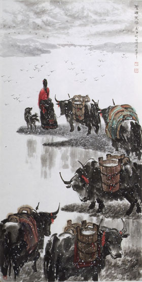 天津畫家田均清作品全國畫展摘金