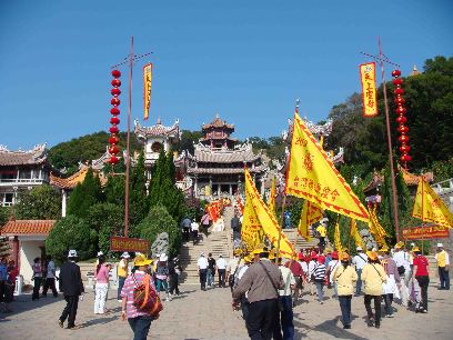 臺灣媽祖信眾海上直航莆田湄洲島謁祖進(jìn)香